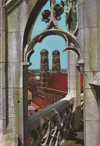 München - Türme der Frauenkirche - ca. 1975