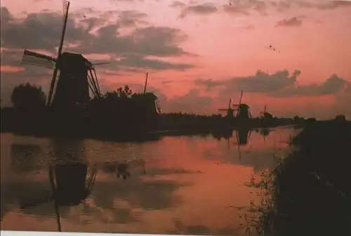 Niederlande - Niederlande - Molenwaard-Kinderdijk - Poldermolens - ca. 1985