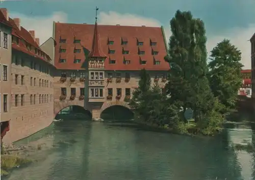 Nürnberg - Pegnitzpartie am Heilig-Geist-Spital - 1970