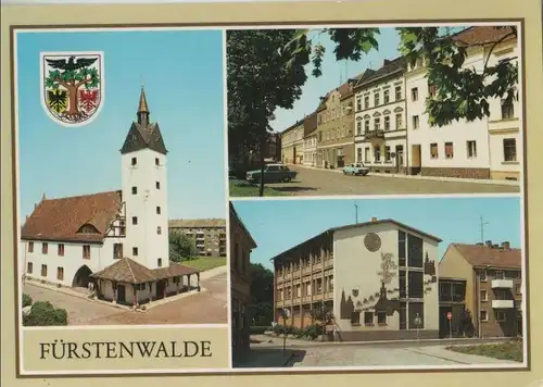 Fürstenwalde - u.a. Rathaus - 1988
