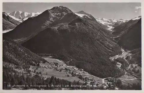 Schweiz - Schweiz - Pontresina - vom Schafberg - ca. 1955