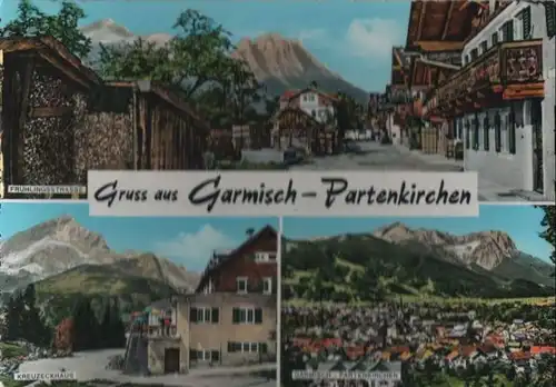 Garmisch-Partenkirchen - 3 Teilbilder - 1963