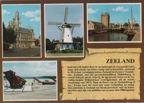 Niederlande - Niederlande - Zeeland - mit 4 Bildern - 1990