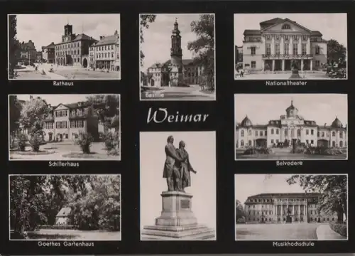 Weimar - u.a. Belvedere - 1986