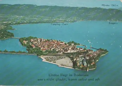 Lindau Bodensee Luftbild - 1979