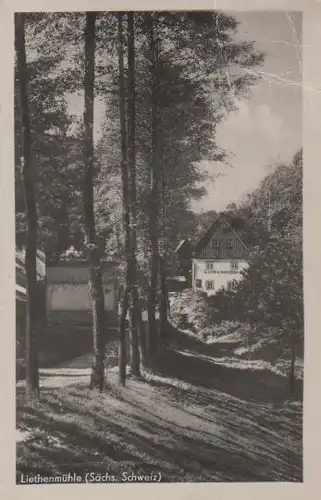 Bad Schandau - Sächs. Schweiz - Liethenmühle - 1952