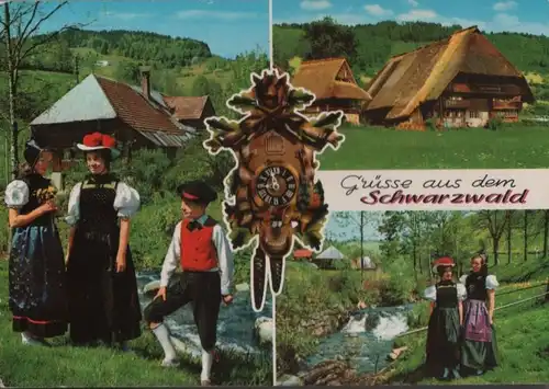 Schwarzwald - 3 Teilbilder - ca. 1970