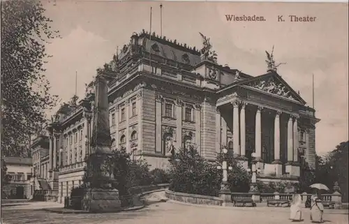 Wiesbaden - K. Theater - 1918