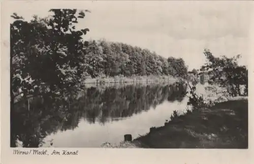 Mirow - Am Kanal - 1954