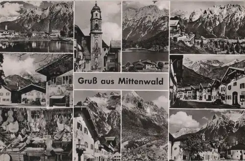 Mittenwald - mit 10 Bildern - 1961