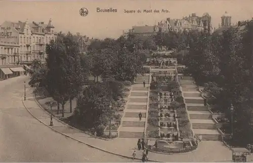 Belgien - Belgien - Brüssel - Bruxelles - Square du Mont des Arts - ca. 1940