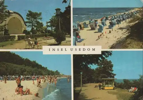 Usedom - u.a. Koserow, Vorplatz zum Strand - 1977