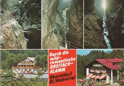 Oberstdorf - Durch die wildromantische Breitach-Klamm - ca. 1980