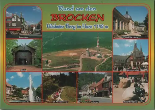 Brocken - mit Umgebung, u.a. Gipfel - ca. 1995