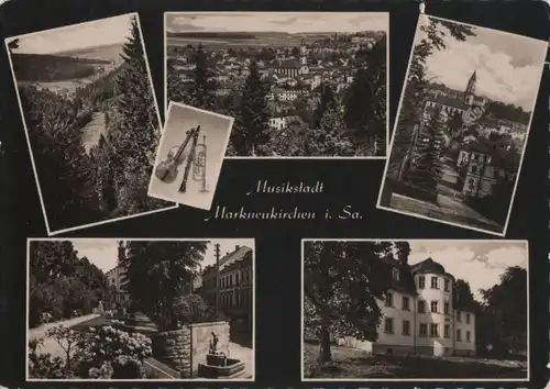 Markneukirchen - 5 Teilbilder - 1957