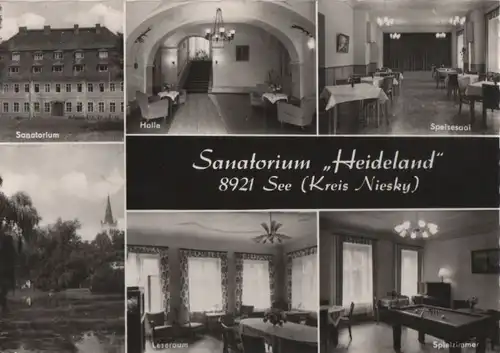 Niesky - See - Sanatorium Heideland - 1967