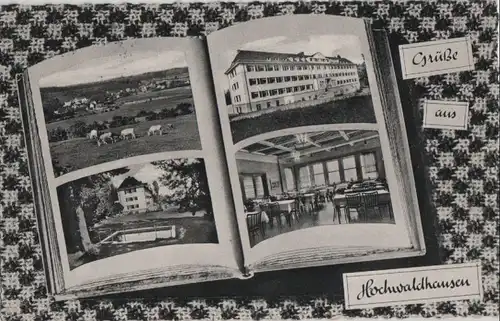 Hochwaldhausen - 4 Teilbilder - 1960
