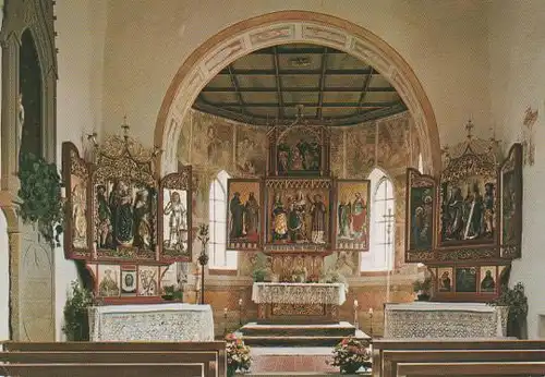 Oberstaufen - Gotischer Altar von Hans Strigel - ca. 1985