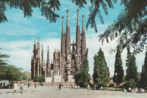 Spanien - Spanien - Barcelona - Sühne-Tempel der Heiligen Familie - ca. 1980