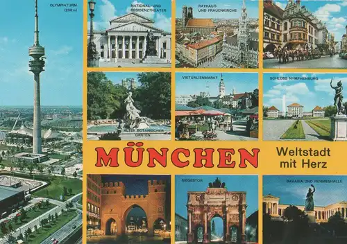 München - u.a. Siegestor - ca. 1985