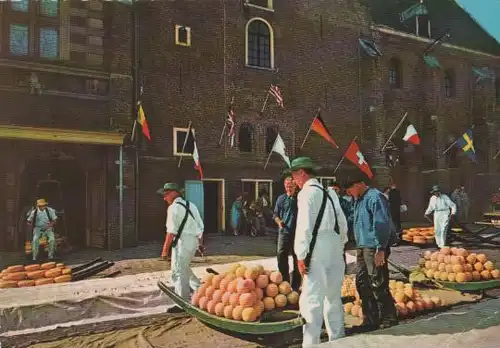 Niederlande - Niederlande - Alkmaar - Kaasmarkt - 1969