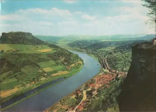 Sächsische Schweiz - Blick vom Königstein - 1974