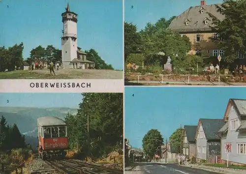 Oberweißbach - u.a. Fröbelturm - 1976