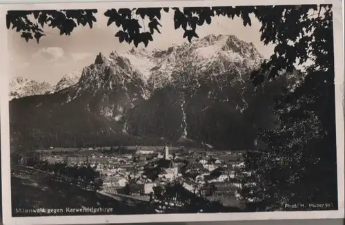 Mittenwald - gegen Karwendelgebirge - 1936