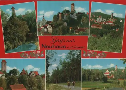 Neuhaus an der Pegnitz - 6 Teilbilder - ca. 1980