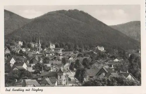 Bad Harzburg mit Burgberg - ca. 1955