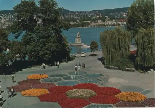 Schweiz - Schweiz - Zürich - am Mythenquai, Hafen Enge - 1972