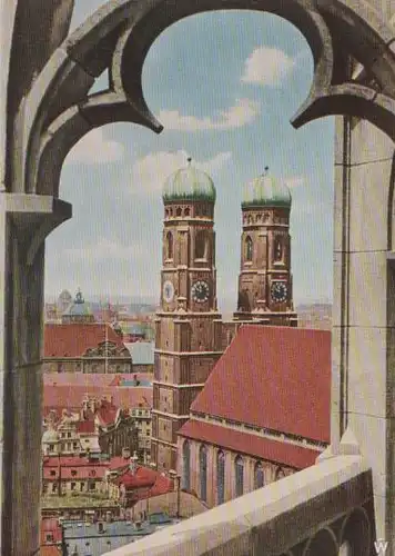 München - Durchblick auf Frauenkirche - 1966