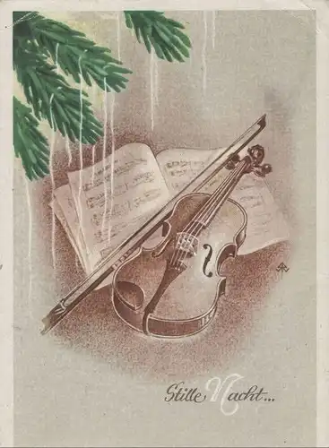 Stille Nacht mit Geige