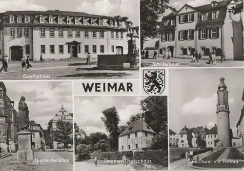 Weimar - u.a. Herderdenkmal - 1980
