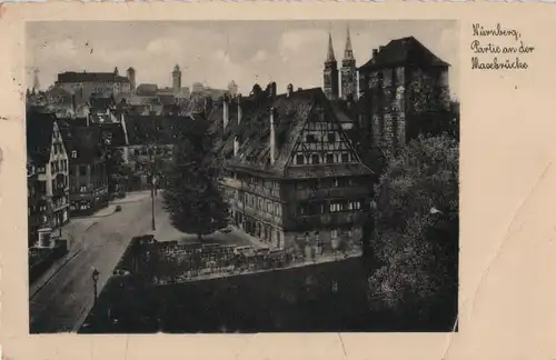 Nürnberg - Partie an der Maxbrücke - 1937