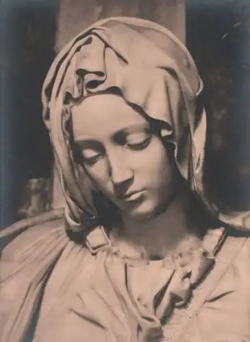 Michelangelo - Pieta, Teilaufnahme - ca. 1950