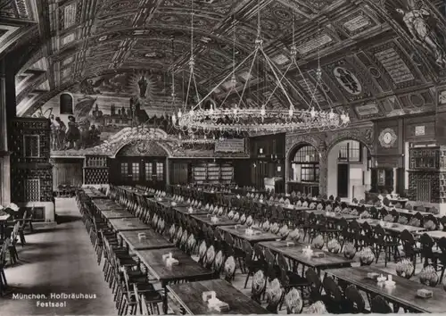 München - Hofbräuhaus, Festsaal - ca. 1955