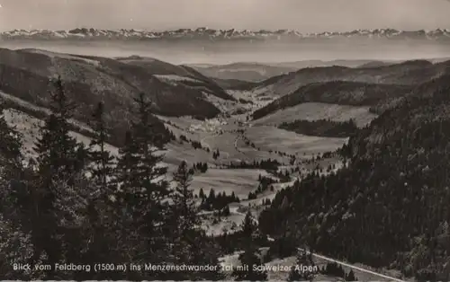 Feldberg / Schwarzwald - Blick ins Menzenschwander Tal - ca. 1960