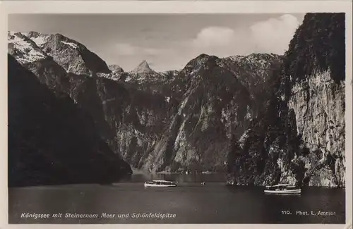 Königssee - mit Steinernem Meer - 1934
