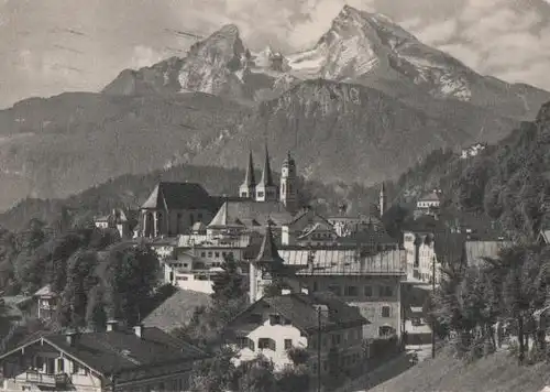 Berchtesgaden mit Watzmann - 1956