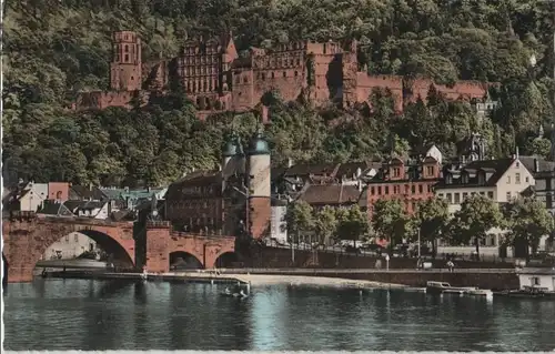 Heidelberg - Schloß und Brücke - 1965