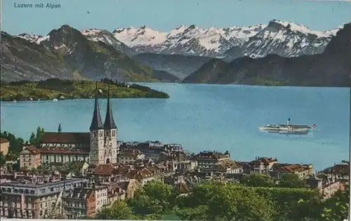 Schweiz - Luzern - Schweiz - mit Alpen