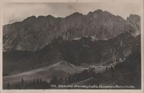 Österreich - Österreich - Brentenjoch - Blick auf Kaindlhütte - 1931