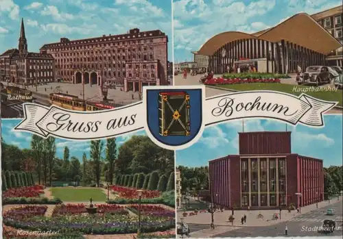 Bochum - u.a. Hauptbahnhof - ca. 1975