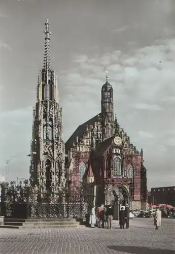 Nürnberg - Schöner Brunnen - ca. 1965