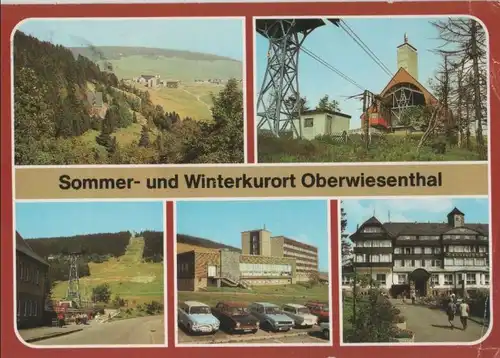 Oberwiesenthal - u.a. Blick zum Fichtelberg - ca. 1985