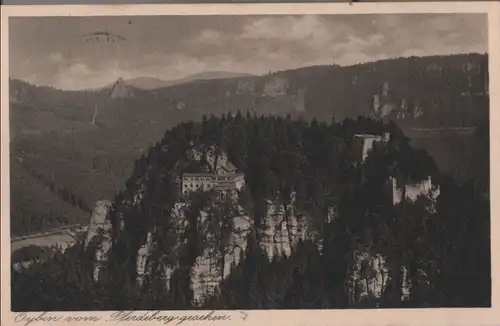 Kurort Oybin - vom Pferdeberg gesehen - 1935