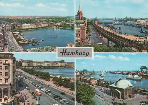 4 Bilder aus Hamburg - ca. 1985