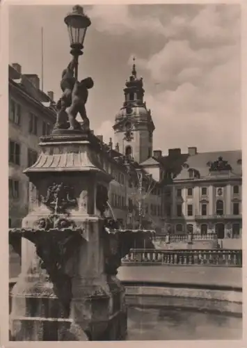 Rudolstadt - Heidecksburg, Hof - 1956