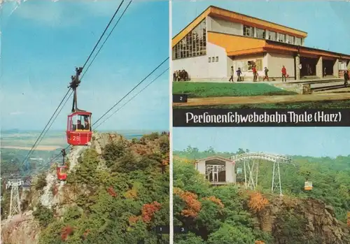 Thale - u.a. Blick von der Bergstation - 1982